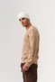 Braid V-Neck Embossed Knit Thessaloniki Knitwear Men's Sweater - 3