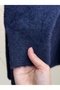 Meltemay Double Pocket Tied Knitwear Cardigan-Kr6012 Navy Blue - 5