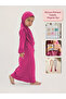 Islamic One-Piece Girls' Prayer Dress - Rosary - Magnet Set