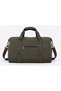Unisex Medium Size Canvas Travel and Sports Bag with Leather Detail and Shoulder Strap 52X28X19 cm - 5