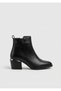 1928160K Genuine Leather 6cm Thick Heel Boots for Women