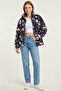 Women's Plush Full Zipper Pocket Sherpa Lamb Fabric Oversize Plush Fleece Sweatshirt - 2