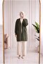 Meltemay Double Pocket Tied Knitwear Cardigan-Kr6012 Khaki