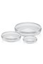 Santos - Set of 3 Glass Salad Bowls 18-23-26 cm Fruit Bowl and Serving Bowl - 3