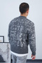 Karma Pattern Knitwear Men's Sweater - 2