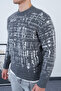Karma Pattern Knitwear Men's Sweater - 5