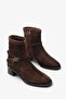 Telisa Women's Genuine Leather Casual Boots - Brown Suede - 2