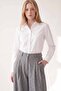 Herringbone Patterned Vest and Trousers Two-Piece Set Gray - 5