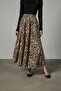 Patterned Flared Skirt - 3