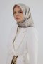 Twill Silk Scarf 53005 Stone - 4