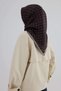 Twill Silk Scarf 53005 Bitter Brown