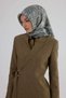 Sura Silk Scarf 53006 Ice Blue - 3