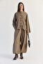 Women's Mink Chinese Button Oversize Blouse Elastic Leg Baggy Trousers Set 1118 60286546 - 2