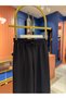 Front Stitched Wide Leg Trousers Black - 2