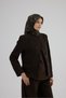 Twill Silk Scarf 53004 Khaki Brown