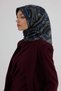Sura Silk Scarf 53004 Navy Blue Bronze - 3