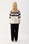 Vertical Collar Plush Sweatshirt - 5