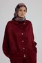 Sura Silk Scarf 53006 Navy Blue Burgundy