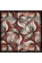 Twill Silk Scarf 53003 Red Cream - 3
