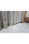 Verona 2048 Gold Flowery 1/3 Pleated Tulle Curtain - 7