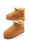 Women's Poly Lightweight Suede Looking Boots with Fur Inside the Sole, Cold Resistant Daily Boots - 4