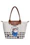 Women's Vegan Brown Large Handbag - Dooking Around Design