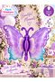 Spotted Purple Butterfly Foil Balloon 77X52 cm – Helium Compatible Large Butterfly Birthday Balloon - 2