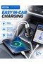 3.4A Dual USB Car Charger, 2-Port Compact Car Power Adapter for Smartphones Tablets & USB Devices, In-Car Charging Adapter, Black, Model K5 - 4