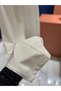 Plus Size Front-Seamed Wide-Leg Pants White - 3