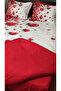 Heart Shower Cotton Double Duvet Cover Set with 6-Piece Fitted Sheets - 2