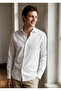 White Striped Regular Fit Long Woven Classic 100% Cotton Shirt - 2