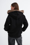 Furry Hooded Sweatshirt H9072 - 6