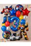 Transformers Bumblebee & Optimus Prime Balloon Set 3 Years Old - 16 Piece Birthday Balloon Set – Transformers Megatron Tank Balloon Set