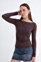 Kayık Neckline Gathered Blouse B06105 - 5