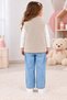 Girls' Plush Vest Rabbit Embroidery Zipper Pocketless Zero Sleeve Soft Winter Vest - 2