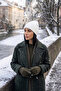 Women's Winter Knitwear Beanie Plain Knit Fold Detailed Soft Textured Beanie - 2