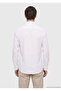White Striped Regular Fit Long Woven Classic 100% Cotton Shirt - 6