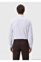 White Striped Regular Fit Long Woven Classic 100% Cotton Shirt - 6