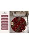 Dora Burgundy Lily Leopard Pattern Woven Base Decorative Digital Printing Carpet Sdtamour4166 - 4