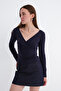V-Neck Long Sleeve Blouse B1964 - 2