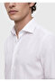 White Striped Regular Fit Long Woven Classic 100% Cotton Shirt - 4