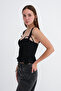 Lacing Detailed Corset Blouse A02952 - 3