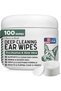 Deep Cleaning Dog Ear Wipes - 100 Pet Ear Cleaning Wipes for Debris and Excess Wax - Gentle and Soothing with Eucalyptus and Aloe Vera - Good for Seniors and Puppies