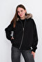 Furry Hooded Sweatshirt H9072 - 2