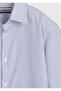 White Striped Regular Fit Long Woven Classic 100% Cotton Shirt - 8