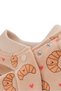 6 Months-6 Years Long Sleeve Baby Feeding Bib, Children's Activity Bib, Cotton, Liquid-Proof Inner Layer Towel Baby Feeding Bib - Croissant - 3