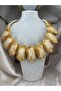 Handmade Luxurious Custom Design Flashy Women's Necklace with Large Stones