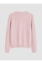 Pink Hair Braid Women's Knitwear Sweater - 7