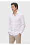 White Striped Regular Fit Long Woven Classic 100% Cotton Shirt - 5