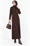 Lyocel Fabric Lycra Ribbed Knit Dress Is a Slim Fit - 2